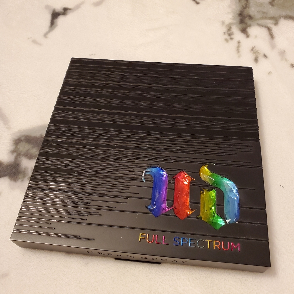 Urban Decay Full Spectrum Palette with brush.